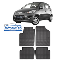 Гумени стелки за Hyundai i10 от 2007-2013г., Frogum