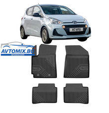 Covorașe de cauciuc pentru Hyundai i10 după 2019, Model No.77