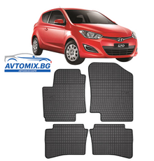 Гумени стелки за Hyundai i20 от 2008-2015г, Frogum