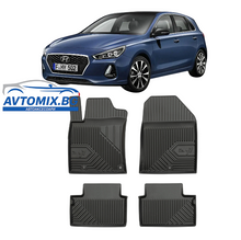 Гумени стелки за Hyundai i30 след 2017г, Модел No.77