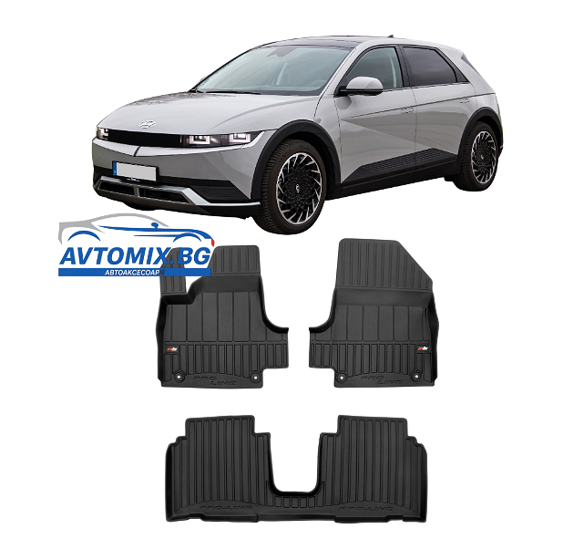 Гумени стелки за Hyundai Ioniq 5 SUV след 2021г  ProLine 3D