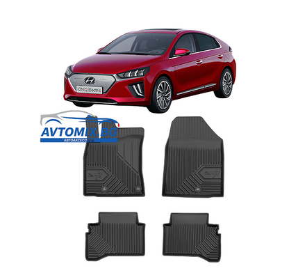 Covorașe de cauciuc pentru Hyundai Ioniq din 2016-2022, Model Nr.77