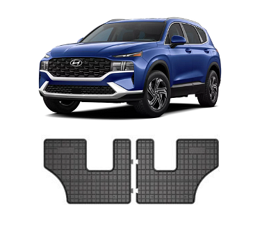 Гумени стелки за Hyundai Santa Fe след 2023г., Frogum / 3ти ред