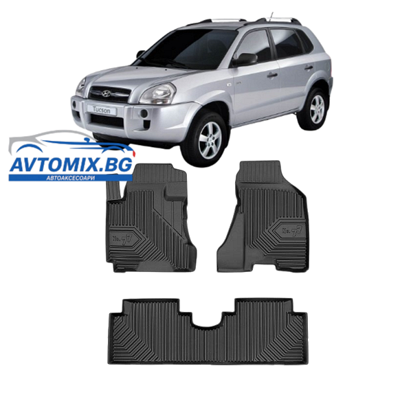 Гумени стелки зa Hyundai Tucson от 2004-2009г.,Модел No.77