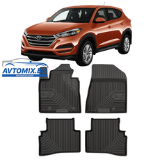 Гумени стелки за Hyundai Tucson от 2015-2020г, Модел No.77