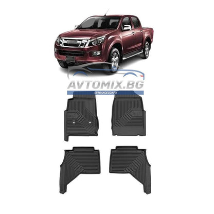 Гумени стелки  зa Isuzu D-MAX 2011-2019 г., Модел No.77