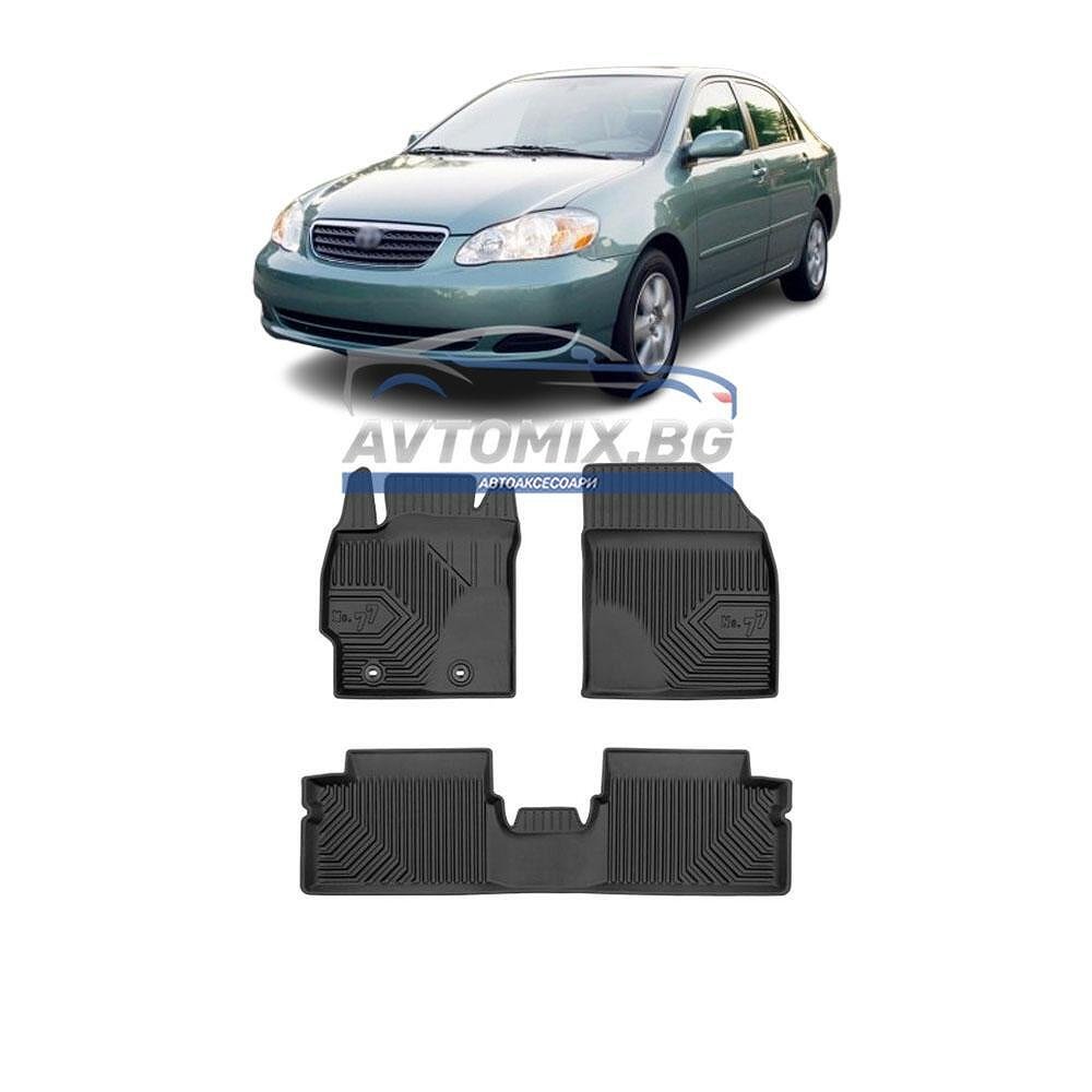 Rubber floor mats for Toyota Corolla 2006-2013, Model No. 77