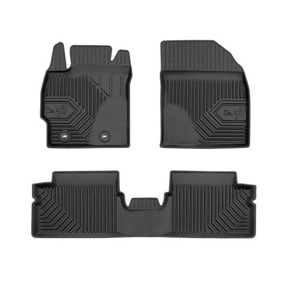 Rubber floor mats for Toyota Corolla 2006-2013, Model No. 77
