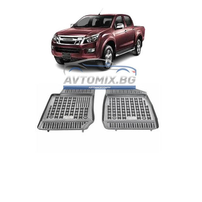 Covorașe de cauciuc pentru Isuzu D-MAX 2011-2019, Rezaw Plast