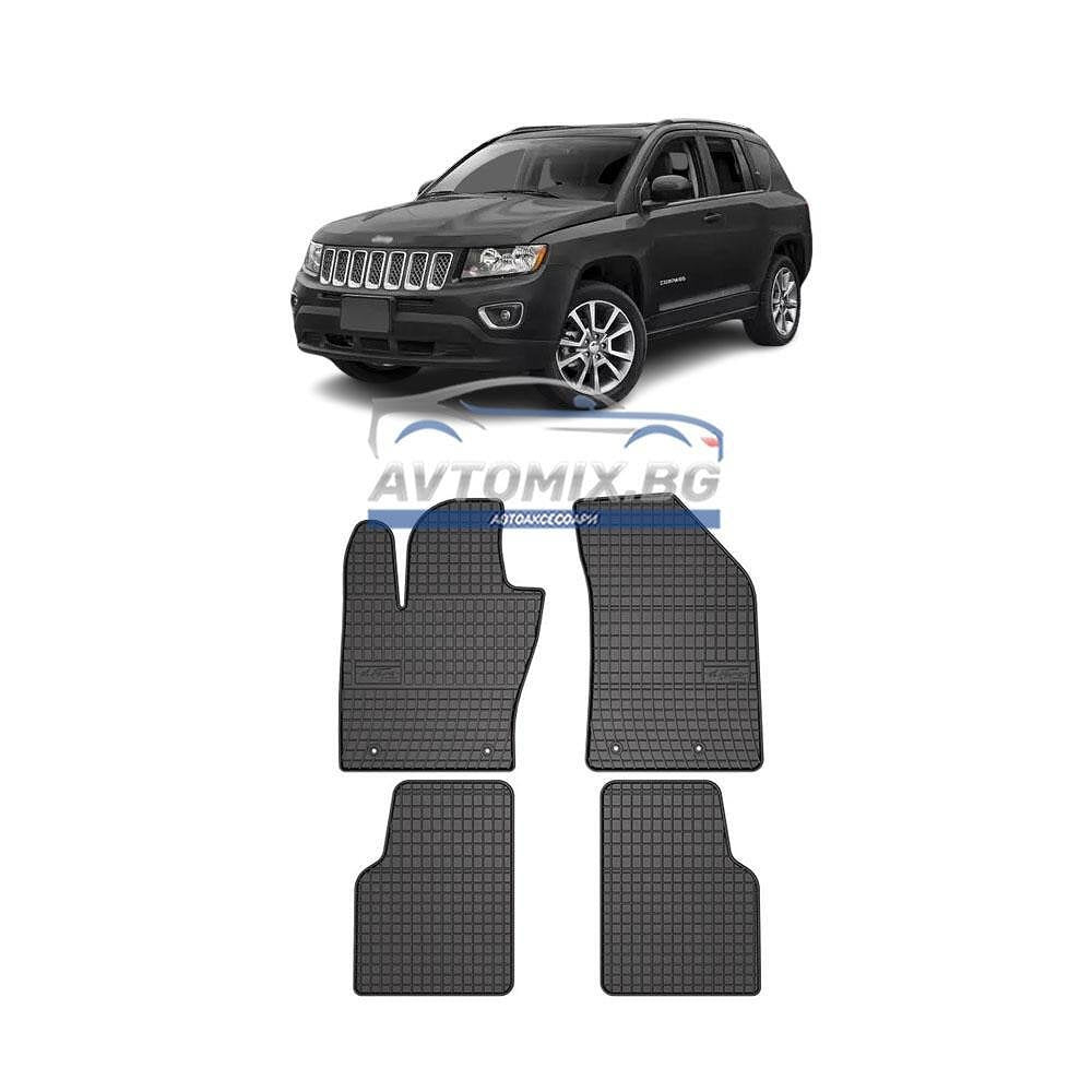 Гумени стелки за Jeep Compass след 2016 г.,  Frogum