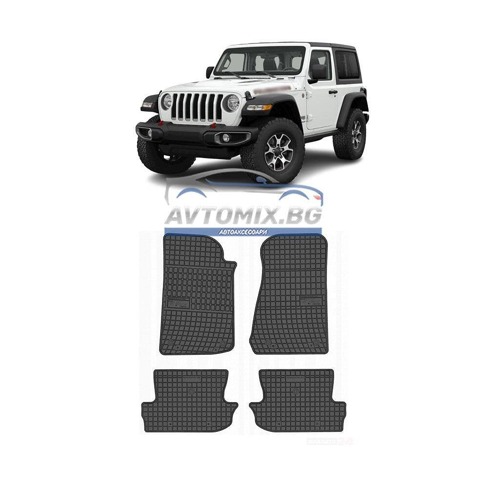 Covorașe de cauciuc pentru Jeep Wrangler după 2017, Frogum