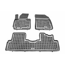 Rubber floor mats for KIA Carens 2013-2019, Rezaw Plast