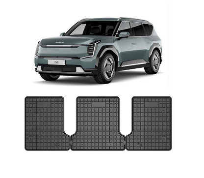 Гумени стелки за KIA EV9 след 2023, Frogum / трети ред