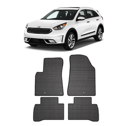 Rubber floor mats for KIA Niro 2016-2022, Frogum