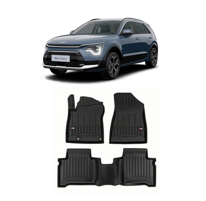 Rubber Floor Mats for KIA Niro after 2022, ProLine 3D / Hybrid
