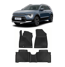Rubber floor mats for KIA Niro after 2022, Model No.77 / Hybrid
