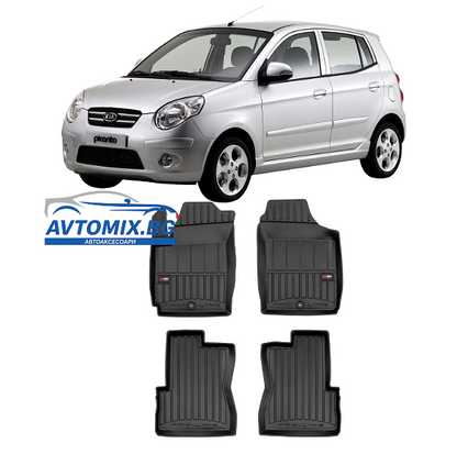 Гумени стелки зa KIA Picanto от 2003-2011г., ProLine 3D