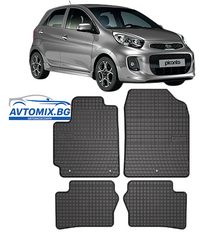 Гумени стелки за KIA Picanto след 2017г., Frogum