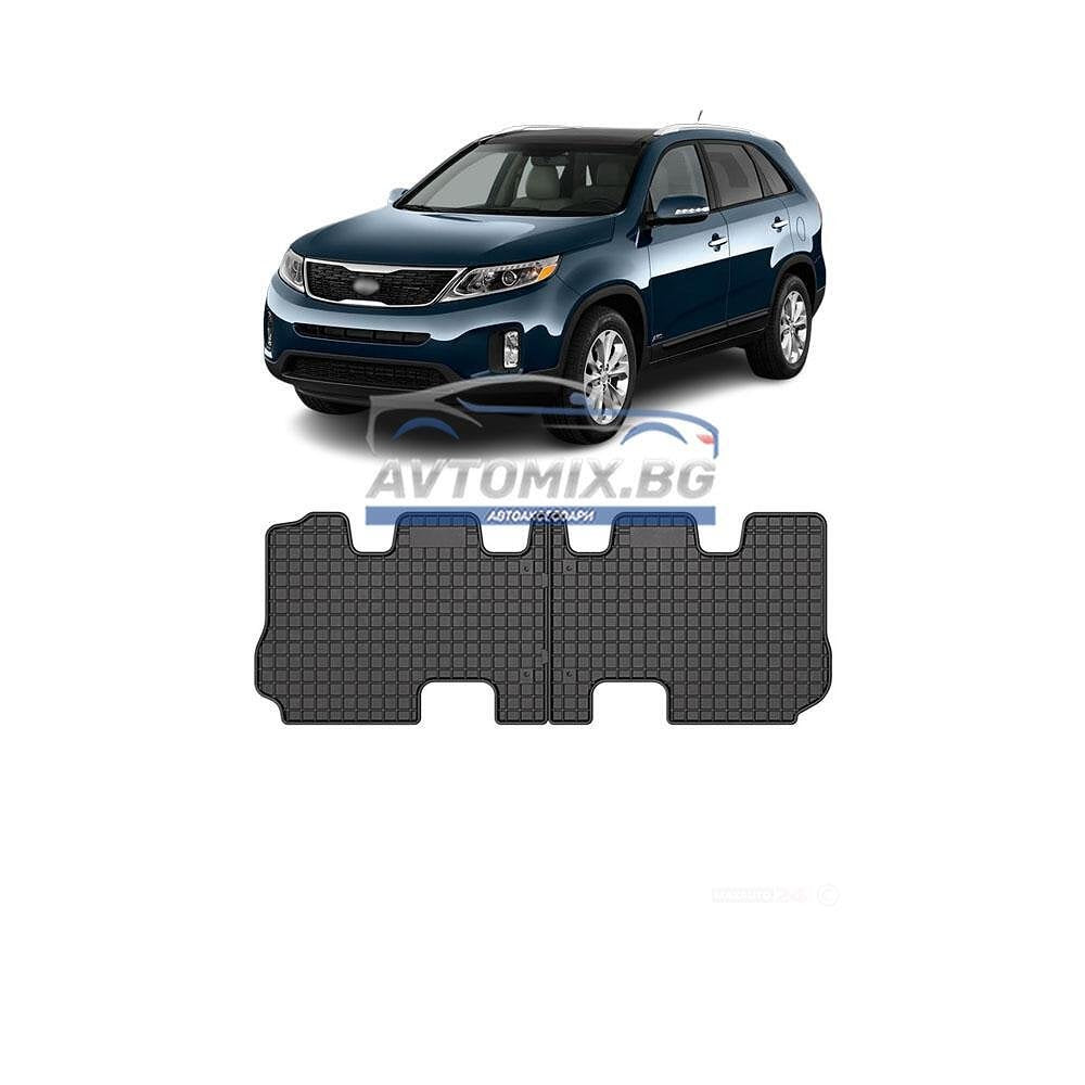 Гумени стелки за KIA Sorento за трети ред седалки 2015-2020 г., Frogum