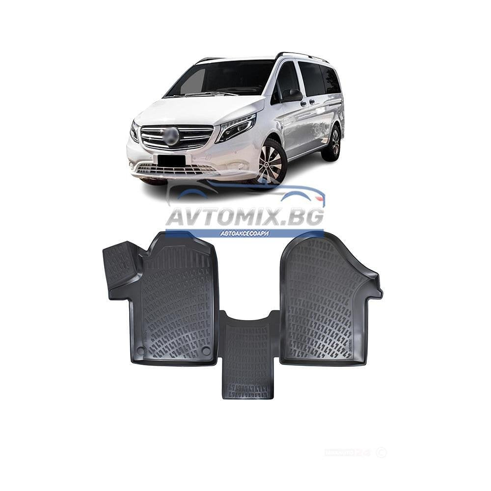Covorașe de cauciuc pentru Mercedes VITO după 2014, RizLine