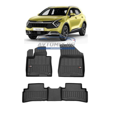 Гумени стелки зa Kia Sportage plug-in хибрид след 2021 г., ProLine 3D