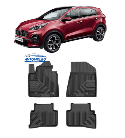 Rubber mats for Kia Sportage 2015-2018, Model No. 77