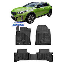 Rubber floor mats for Kia XCeed Plug-in Hybrid from 2019 onwards, Model No.77