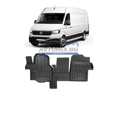 Гумени стелки зa VW Crafter 2016-2024 г., ProLine 3D