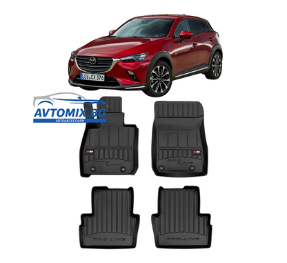 Гумени стелки зa Mazda CX-3 от 2014-2021г, ProLine 3D