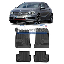 Rubber floor mats for Mercedes A-Class W176 2012-2018, Model No.77