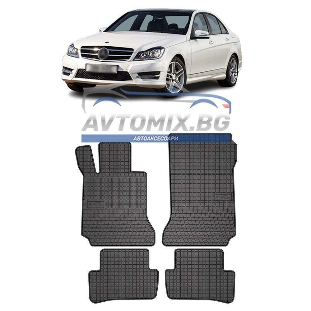 Гумени стелки зa Mercedes C class W204 2007-2014 г., Frogum
