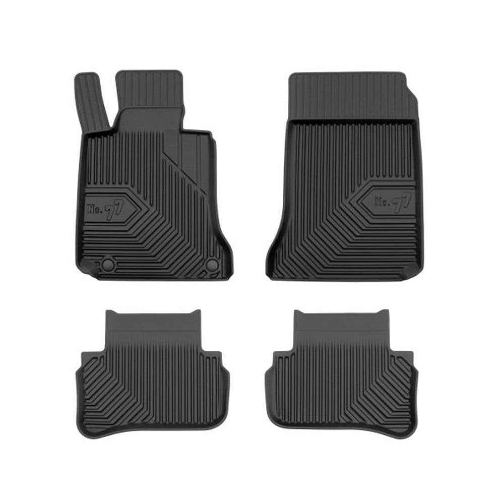 Rubber floor mats for Mercedes C-Class W204 2007-2014, Model No. 77