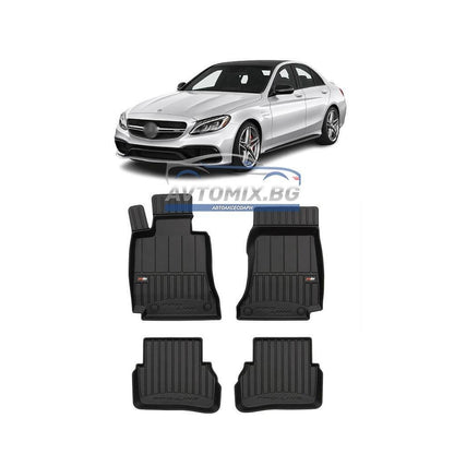 Гумени стелки зa Mercedes C class W205 2014-2021 г., ProLine 3D