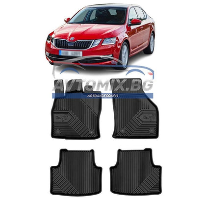 Гумени стелки зa Skoda Octavia след 2019 г., Модел No.77