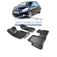 Rubber mats for Peugeot 208 2012-2019, RizLine