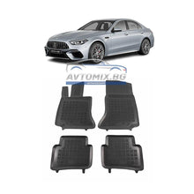 Rubber floor mats for Mercedes C-Class W206 from 2021, Rezaw Plast