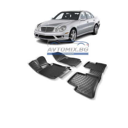 Гумени стелки за Mercedes E class W211 2002-2009 г., RizLine