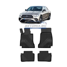 Rubber floor mats for Mercedes E-Class W213 2016-2023, Model No.77
