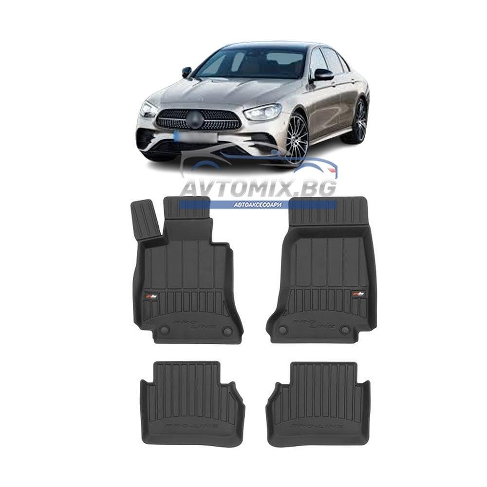Гумени стелки зa Mercedes E class W213 2016-2023 г., ProLine 3D
