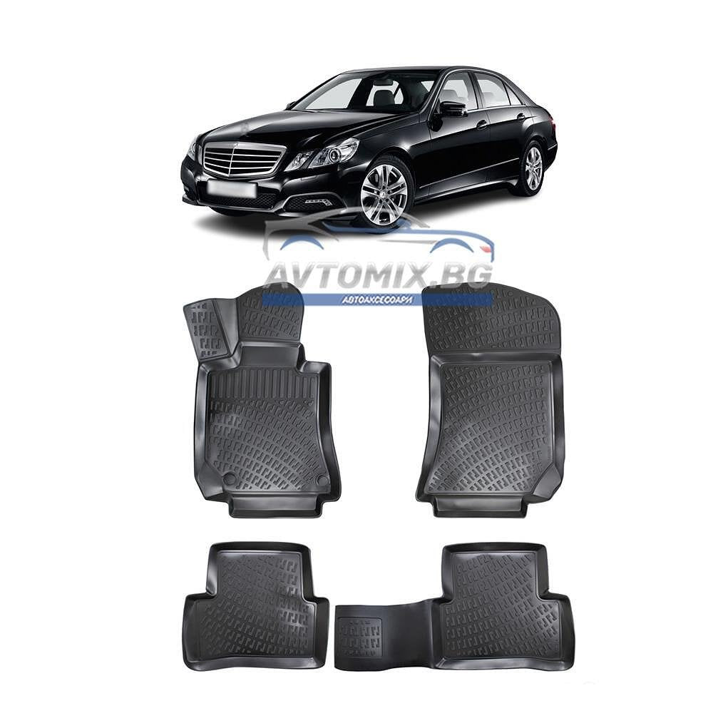 Гумени стелки за Mercedes E class W212 2009-2016 г., RizLine