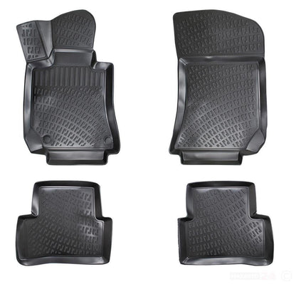Rubber mats for Mercedes CLS C219 2004-2010, RizLine