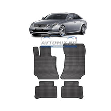 Rubber floor mats for Mercedes CLS C219 2004-2010, Frogum
