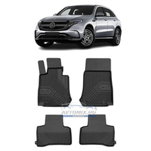 Rubber floor mats for Mercedes EQC from 2019, Model No.77