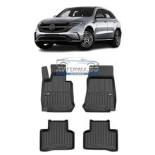 Rubber floor mats for Mercedes EQC from 2019, ProLine 3D