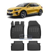Rubber floor mats for Kia XCeed from 2019, ProLine 3D