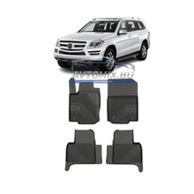Covorașe de cauciuc pentru Mercedes GL X166 2012-2015, Model nr. 77