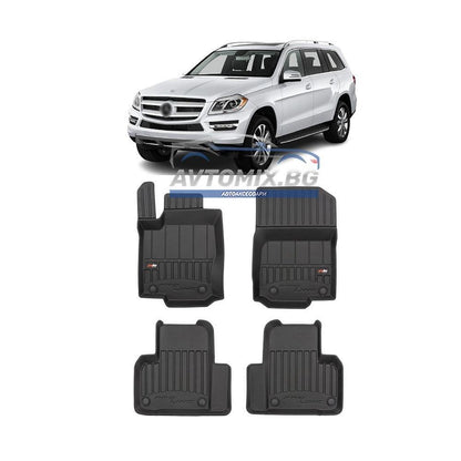 Гумени стелки зa Mercedes GL X166 2012-2015 г., ProLine 3D