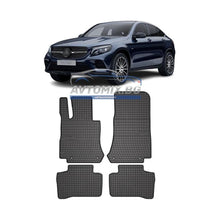 Rubber floor mats for Mercedes GLC Coupe C253 2016-2023, Frogum