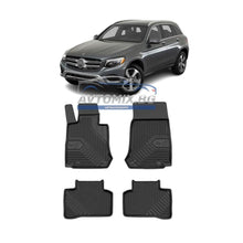 Rubber floor mats for Mercedes GLC X253 2015-2022, Model No. 77