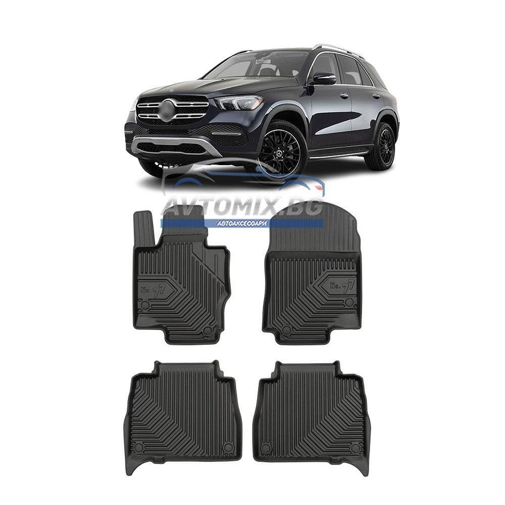 Rubber mats for Mercedes GLE W167 from 2019 onwards, Model No.77